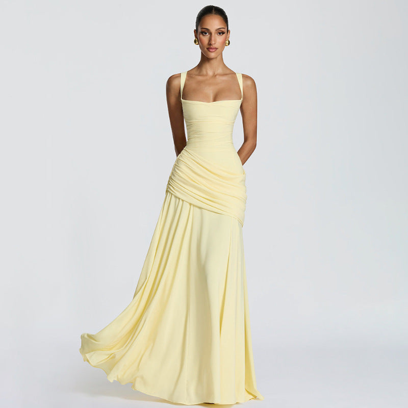 VESTIDO SLIP EVASÉ ELEGANCE