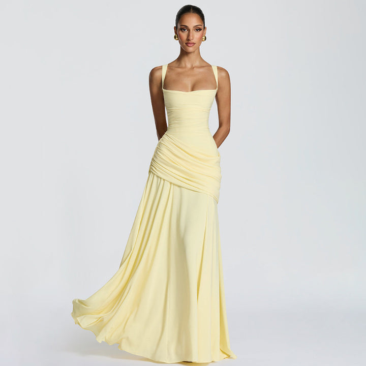 VESTIDO SLIP EVASÉ ELEGANCE