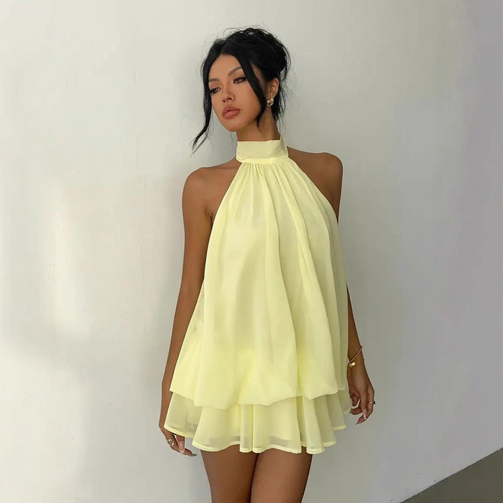VESTIDO RIVIERA ESPALDA DESCUBIERTA