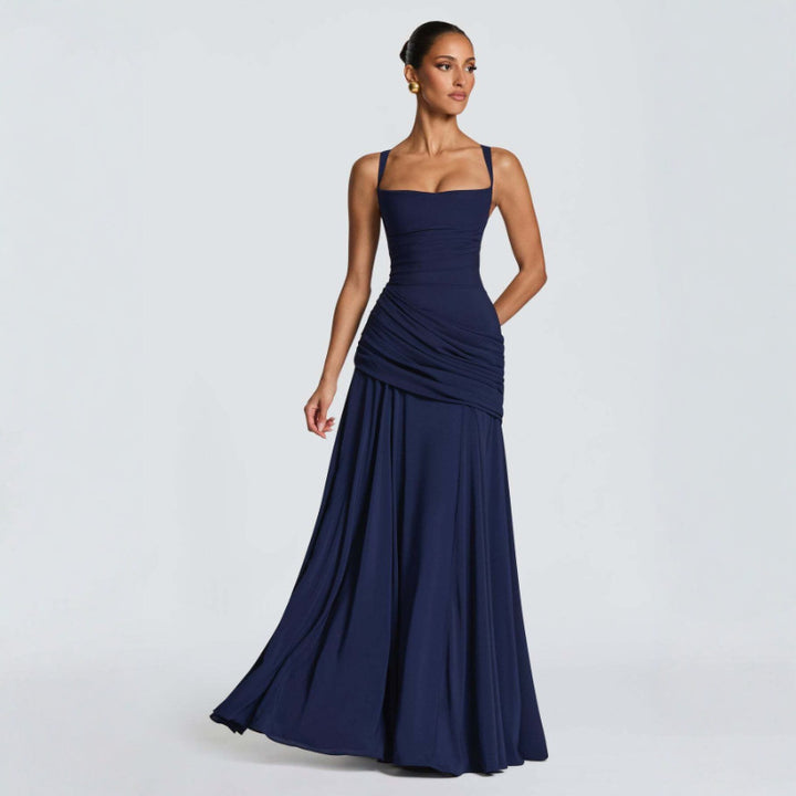 VESTIDO SLIP EVASÉ ELEGANCE