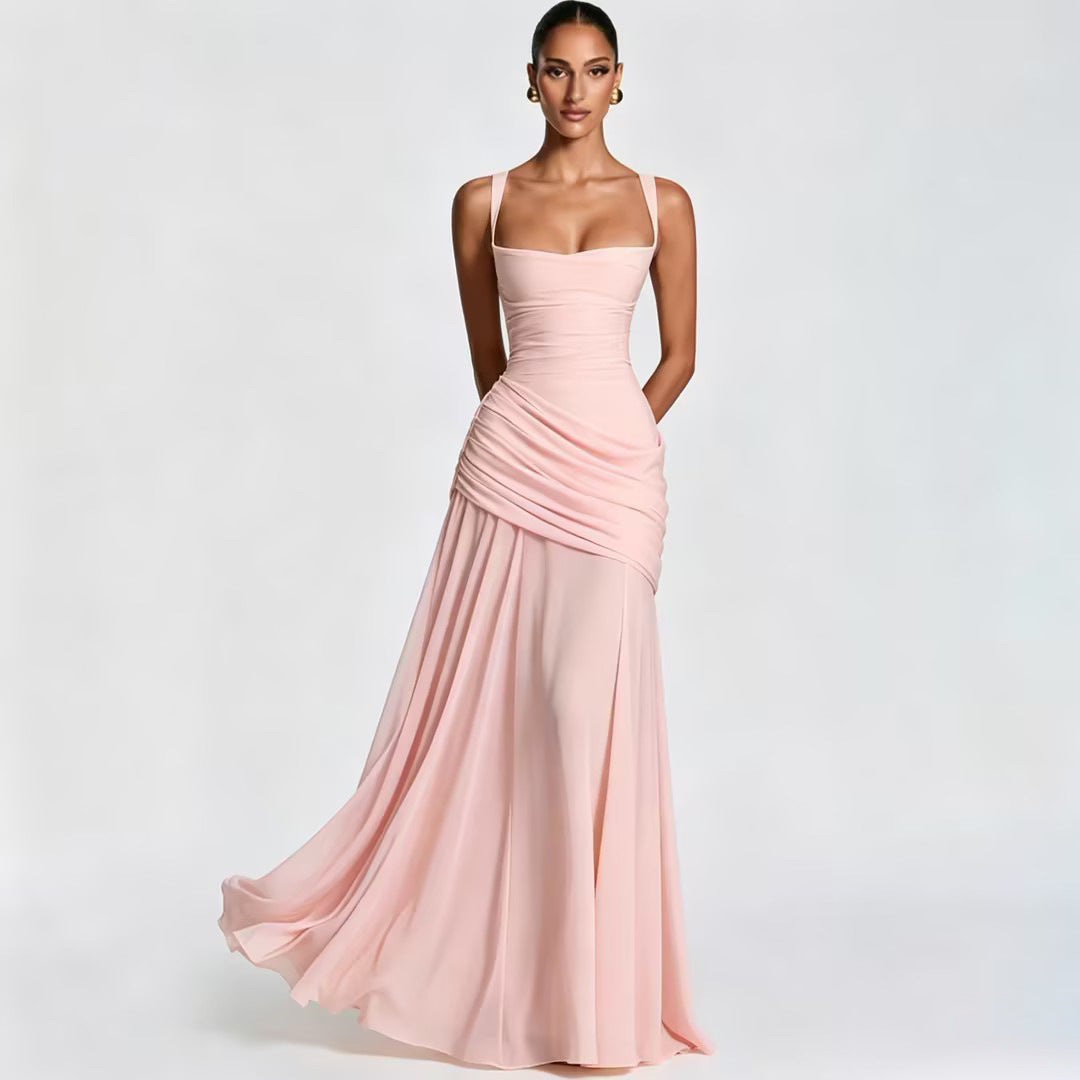 VESTIDO SLIP EVASÉ ELEGANCE