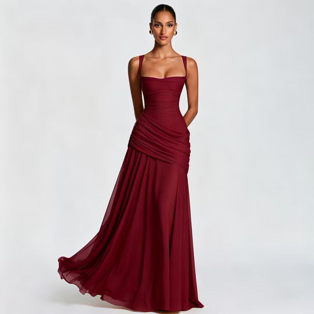 VESTIDO SLIP EVASÉ ELEGANCE