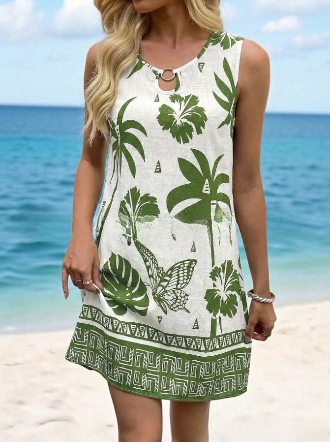 VESTIDO EVASÉ FLORAL