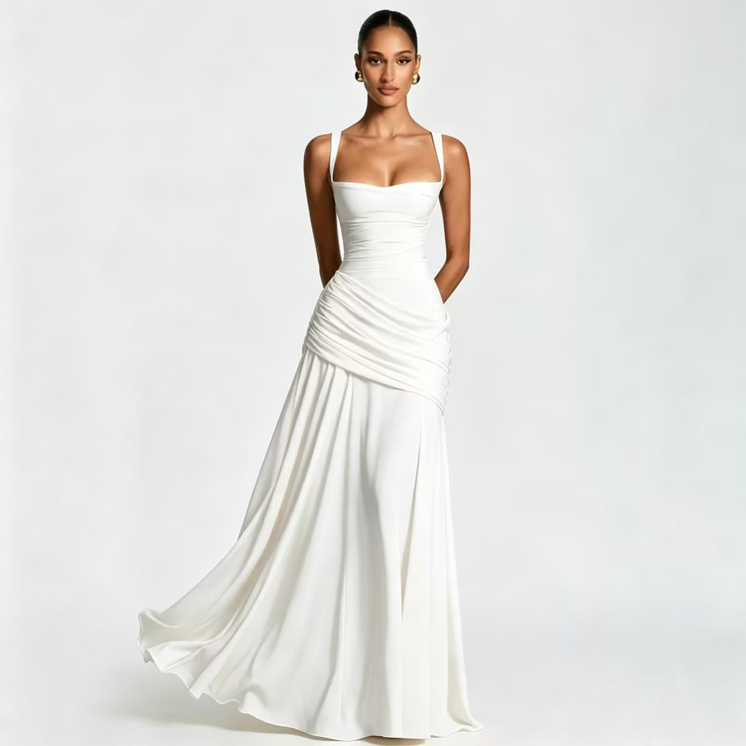 VESTIDO SLIP EVASÉ ELEGANCE