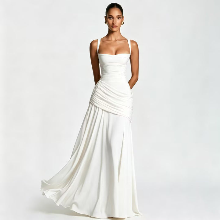 VESTIDO SLIP EVASÉ ELEGANCE